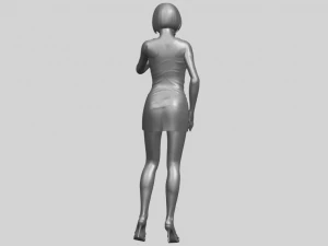 beautiful girl 12 3D Print Model