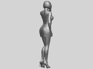 beautiful girl 12 3D-Druckmodell