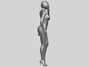 beautiful girl 12 3D-Druckmodell