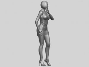 beautiful girl 12 3D-Druckmodell