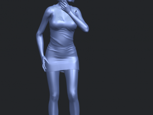 beautiful girl 12 3D-Druckmodell
