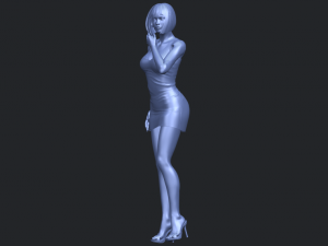 beautiful girl 12 3D-Druckmodell