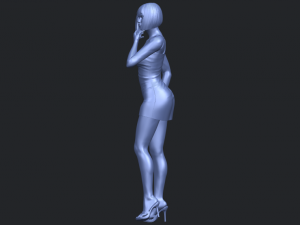beautiful girl 12 3D-Druckmodell