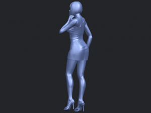 beautiful girl 12 3D-Druckmodell