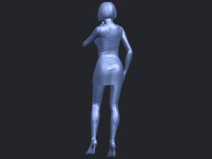 beautiful girl 12 3D-Druckmodell