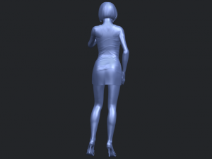 beautiful girl 12 3D-Druckmodell