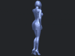 beautiful girl 12 3D-Druckmodell