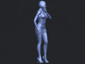 beautiful girl 12 3D Print Model