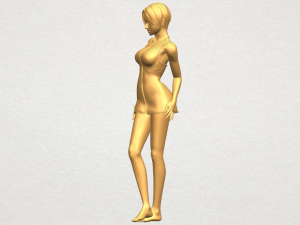 beautiful girl 11 Modelo de Impressão 3D