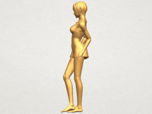 beautiful girl 11 Modelo de Impressão 3D