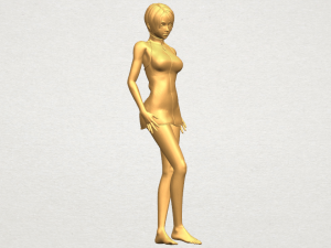 beautiful girl 11 Modelo de Impressão 3D