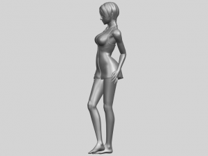 beautiful girl 11 Modelo de Impressão 3D
