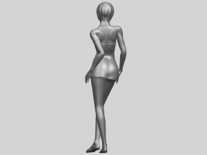 beautiful girl 11 Modelo de Impressão 3D