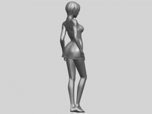 beautiful girl 11 Modelo de Impressão 3D