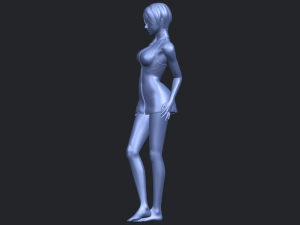 beautiful girl 11 Modelo de Impressão 3D