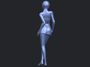 beautiful girl 11 Modelo de Impressão 3D