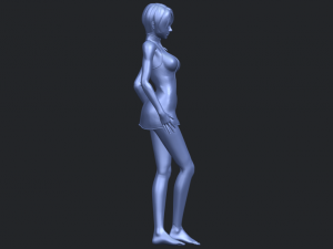 beautiful girl 11 Modelo de Impressão 3D