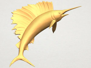 旗鱼02 3D 打印模型