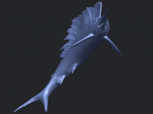 swordfish 02 3D-Druckmodell