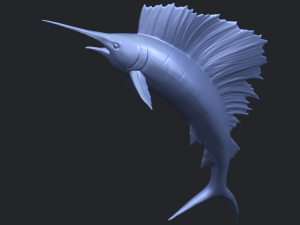 swordfish 02 3D-Druckmodell