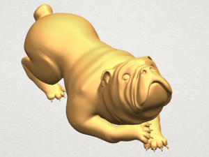 bull dog 07 3D-Druckmodell
