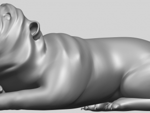 bull dog 07 3D-Druckmodell