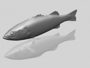 fish 03 Modèles 3D en vedette