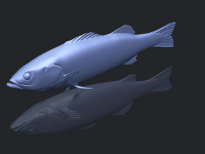 fish 03 Modèles 3D en vedette