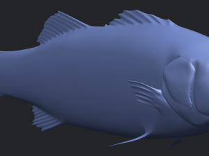 fish 03 Modèles 3D en vedette