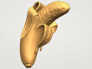 banana 02 3D 프린트 모델