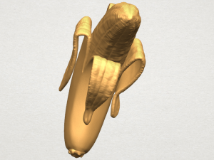 banana 02 3D 프린트 모델