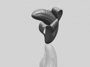 banana 02 3D 프린트 모델