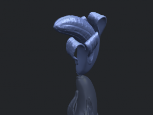 banana 02 3D 프린트 모델