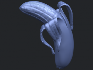 banana 02 3D 프린트 모델