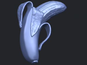 banana 02 3D 프린트 모델