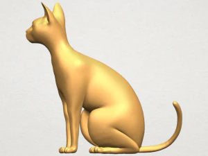 cat 01 3D Print Model