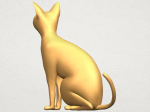cat 01 3D Print Model