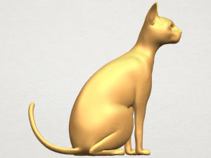 cat 01 3D Print Model