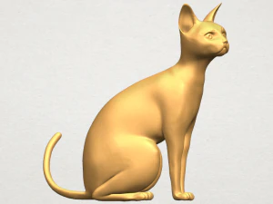 cat 01 3D Print Model