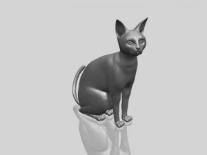 cat 01 3D Print Model