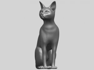 cat 01 3D Print Model