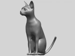 cat 01 3D Print Model