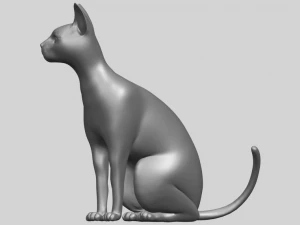 cat 01 3D Print Model