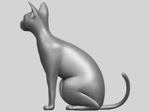 cat 01 3D Print Model