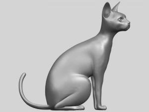 cat 01 3D Print Model