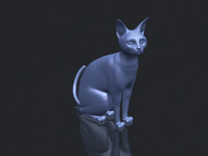 cat 01 3D Print Model