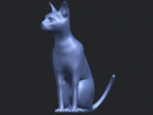 cat 01 3D Print Model