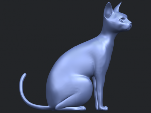 cat 01 Modelo de impresión 3D