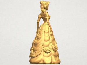 princess belle 3D Print Model