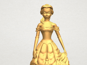 princess belle 3D Принт Модель